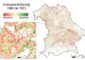 Satellite image showcasing humus changes and soil fertility monitoring.